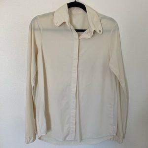 Lululemon white button down